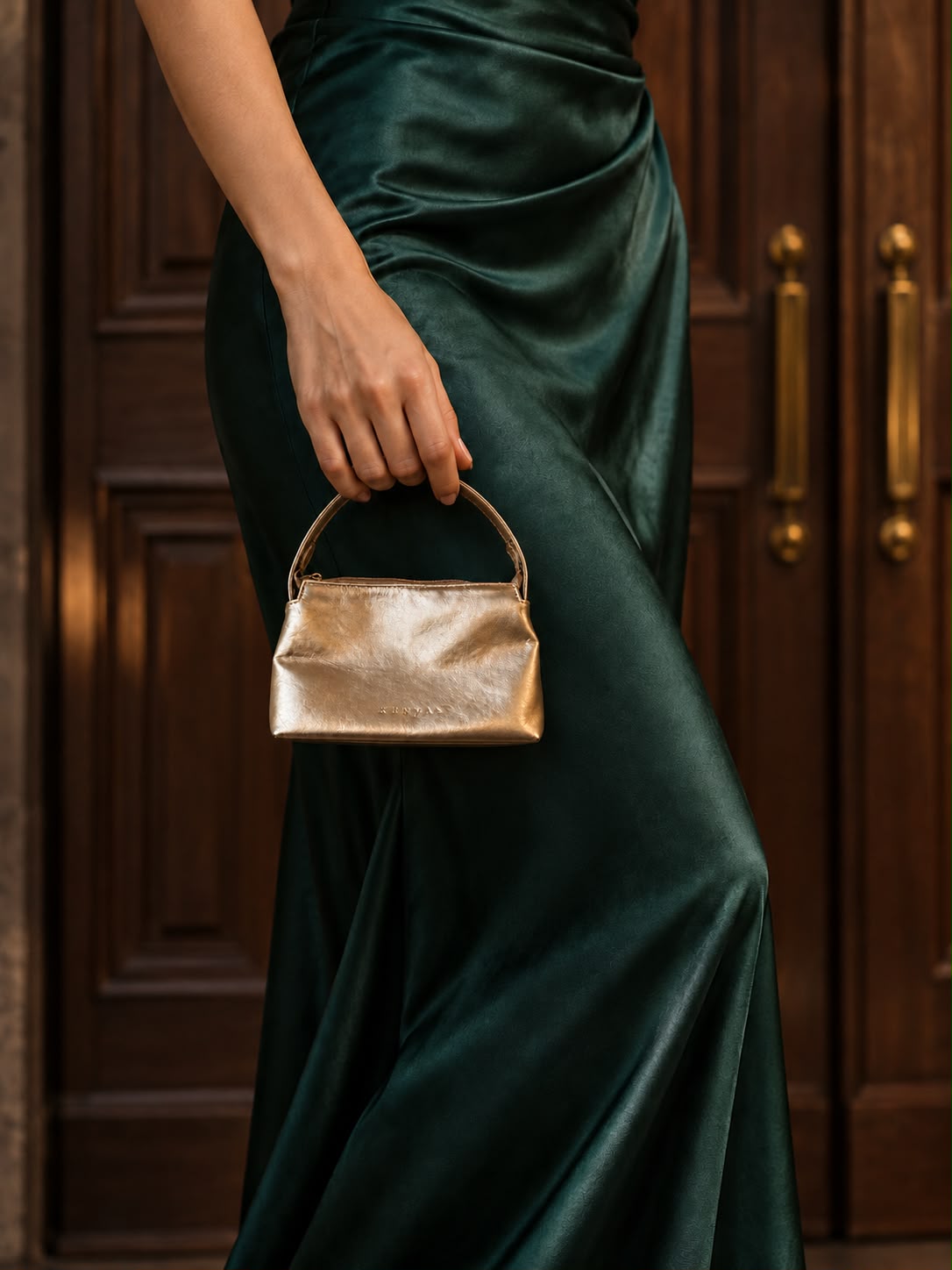 Cartera Minibag Dorado
